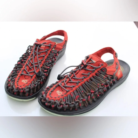 Keen Red and Black Men's Sandals - Picture 2 of 14